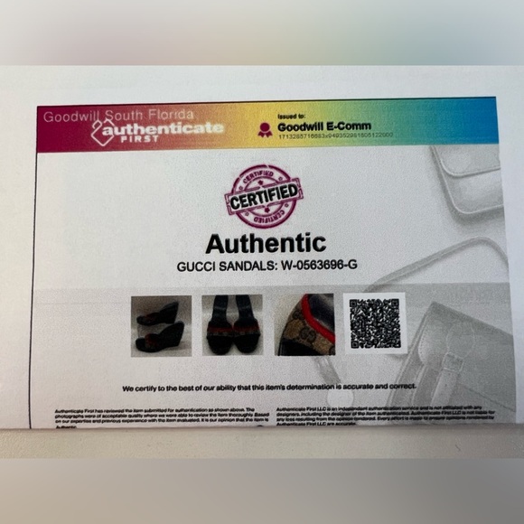 Authentic Gucci GG Logo Monogram Platform Sandals/Slides Size 7.5 w/COA - Picture 15 of 15